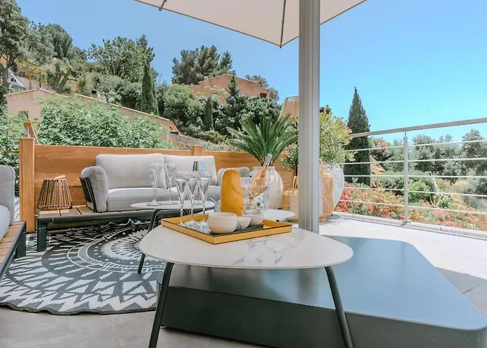 Rooftop In Lavandou, Panoramic View *